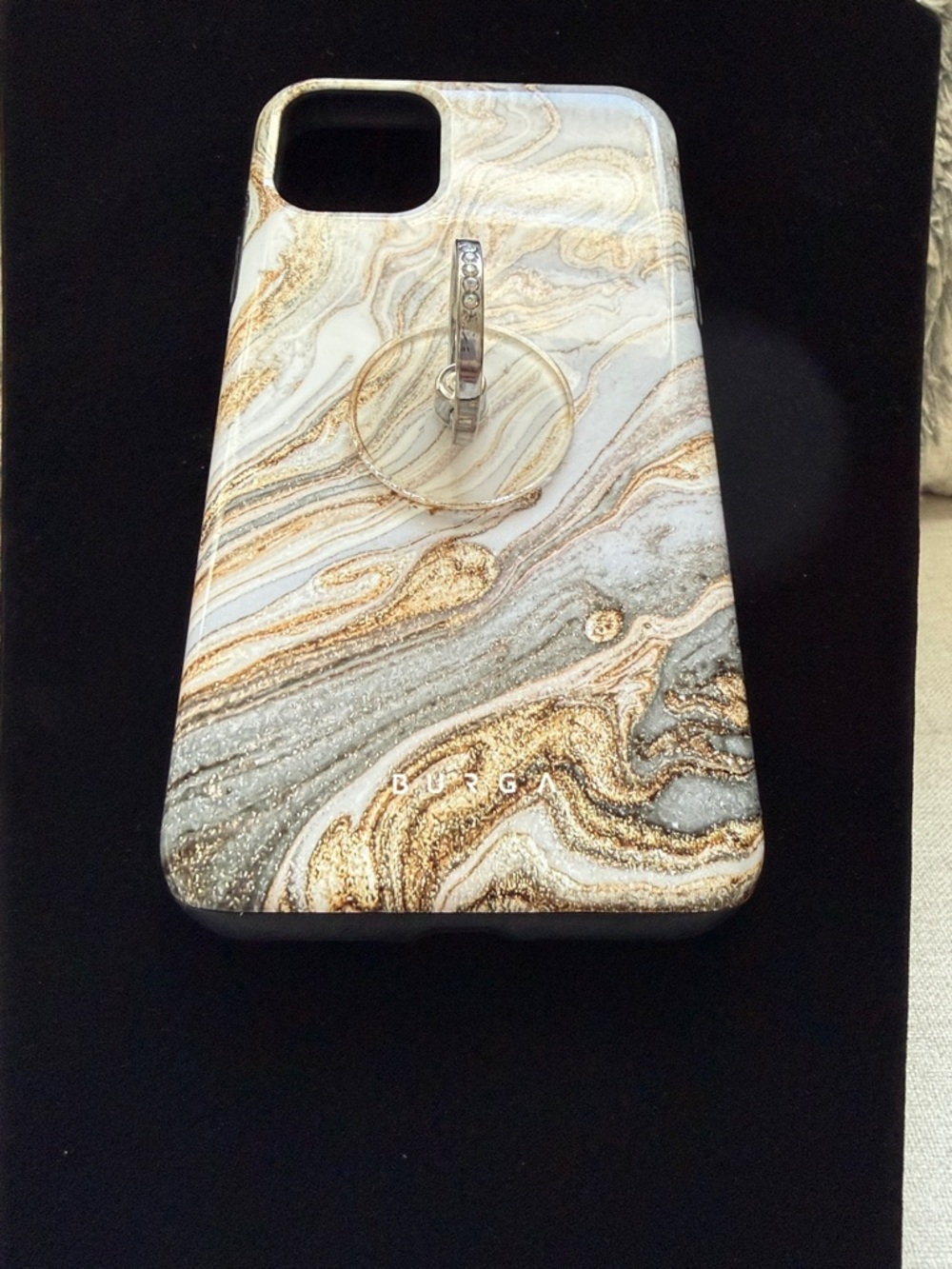 Burga Marble Swirl Gold Accent Phone Case (iphone11 promax) - Picture 3 of 10